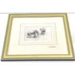 Signed print David Sheperd framed