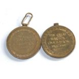 2 WW1 victory medals to t.368727 dvr h.buckley a.s.c and s-4791cpl.p.hughes sea highlanders