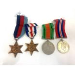 Original boxed WW2 medals