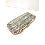 Antique Victorian cigar case Birmingham silver hallmarks