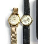 2 Vintage gents wristwatches Bentima and Accurist both wind and tick but no warranty given