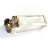 Antique niello silver top scent bottle complete with stopper approx 7cm tall please see images for