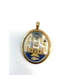 Antique Masonic pendant measures approx 5.5cm by 4cm please see images for details