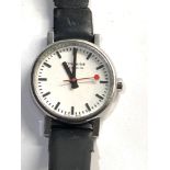 Ladies Mondaine wristwatch watch in working order but no warranty given please see images for
