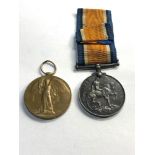 WW1 medals to 203974 pte r. barnfather sco.rif and 33151 pte a.scrase the queens .r