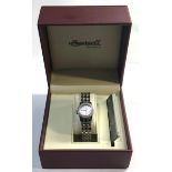 Boxed diamond bezel Ingersoll ladies quartz wristwatch working order but no warranty given