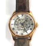Gents Rotary mecanique skeleton automatic Watch No GS02942/01 in working order but no warranty given