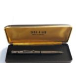 Silver yard o led pencil boxed in good condition