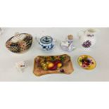 Selection of vintage and antique chine includes Royal Worcester, Beswick, Royal Doulton and Royal