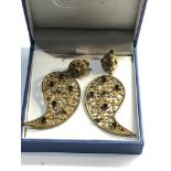 Yves Saint Laurent vintage clip on earrings