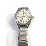 Vintage Roamer stingray rotodate automatic gents wristwatch in working order but no warranty given