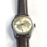 Vintage Le Cheminant master mariner automatic gents wristwatch in working order but no warranty