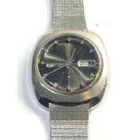 Vintage gents Seiko 6119-7080 automatic day date wristwatch in working order but no warranty given