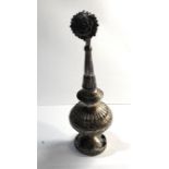 Vintage silver rose water sprinkler measures approx 18cm tall weight 91g not hallmarked but xr