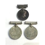 George V1 long service and good conduct regular army medal with 2 WW2 medals to S/72371 W.O .CL.11