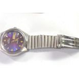 Vintage Technos automatic gents wristwatch in good condition and working order but nowarranty is