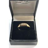 18ct gold diamond ring 1.7g