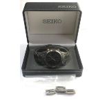 SEIKO 7T32 - 6J20 SQ100 Chronograph, Titanium gents Quartz wristwatch not working possibly needs new