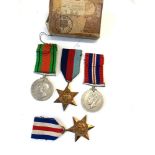 Original boxed WW2 medals