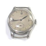 Vintage stainless steel gents Longines wristwatch not working