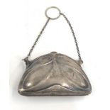 Antique silver purse Birmingham silver hallmarks please see imges for details