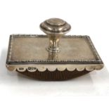 Large Hallmarked silver ink blotter London silver hallmarks makers Mappin and Webb