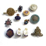 Selection of military badges