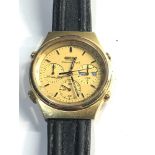 Vintage Seiko gents Quartz Chronograph wristwatch day/date 7A38-7190