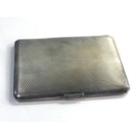 Silver cigarette case weight 120g