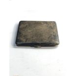 Antique silver cigarette case weight 60g