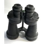WW1 military binoculars patt.12464 x5 bino .prism Mk 1V No832 military broad arrow markings 6E/383
