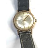Vintage gents 9ct gold rotary wristwatch