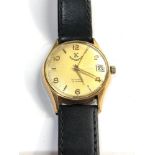 Vintage Worcester automatic gents wristwatch 25 Jewels Swiss Made c.1970's ticks but no warranty