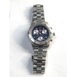 TAG HEUER Professional Chronograph blue Dial Quartz 200 meters CK 1112-0 gents wristwatch