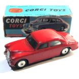 Rare Vintage Corgi Toys 205m Riley pathfinder saloon mechanical boxed car in good condition some