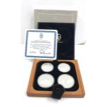 CANADA 1976 Montreal Olympics XXI 4 Coin Silver Proof Set
