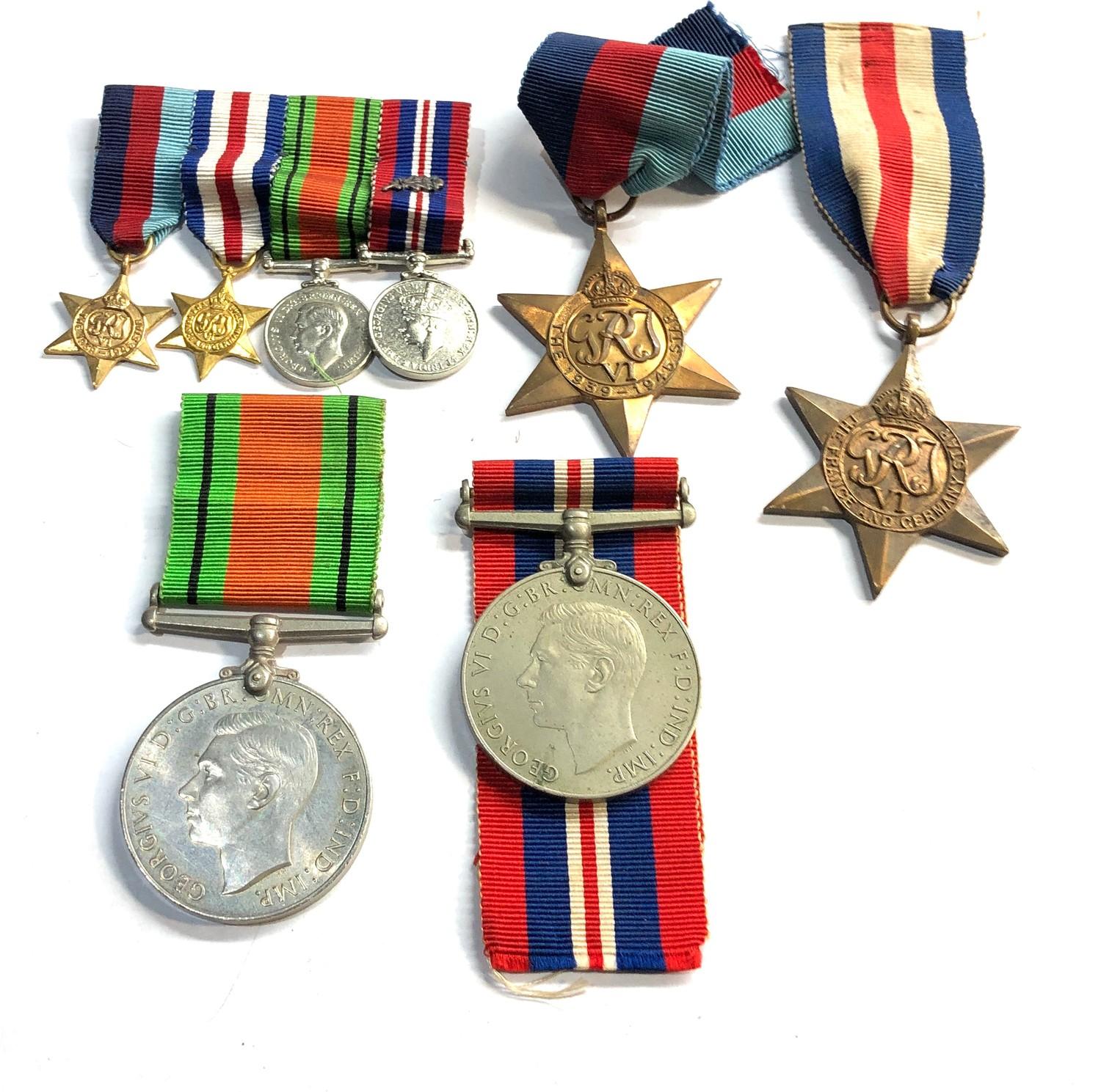 Selection of ww2 medals and miniatures