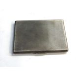 Antique engine turned cigarette case weight 140g