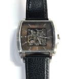 Kenneth Cole Reaction automatic gents wristwatch KC1452 ticks but no warranty given