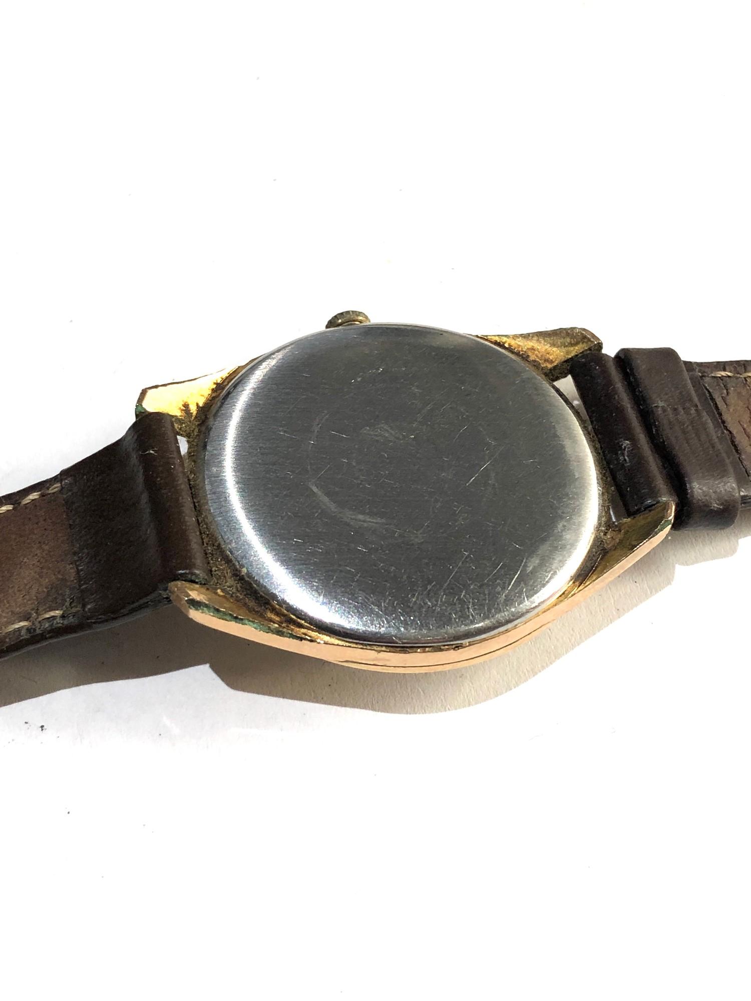 Vintage gents Tissot stylist wristwatch manual wind watch it winds and ticks but no warranty given - Image 3 of 3