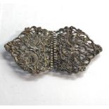 Ornate silver nurses buckle