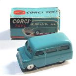 Rare Vintage Corgi Toys 404 M Bedford Dormobile personal carrier mechanical boxed van in good