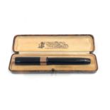 Large gold mounted 14ct gold nib National fountain pen boxed