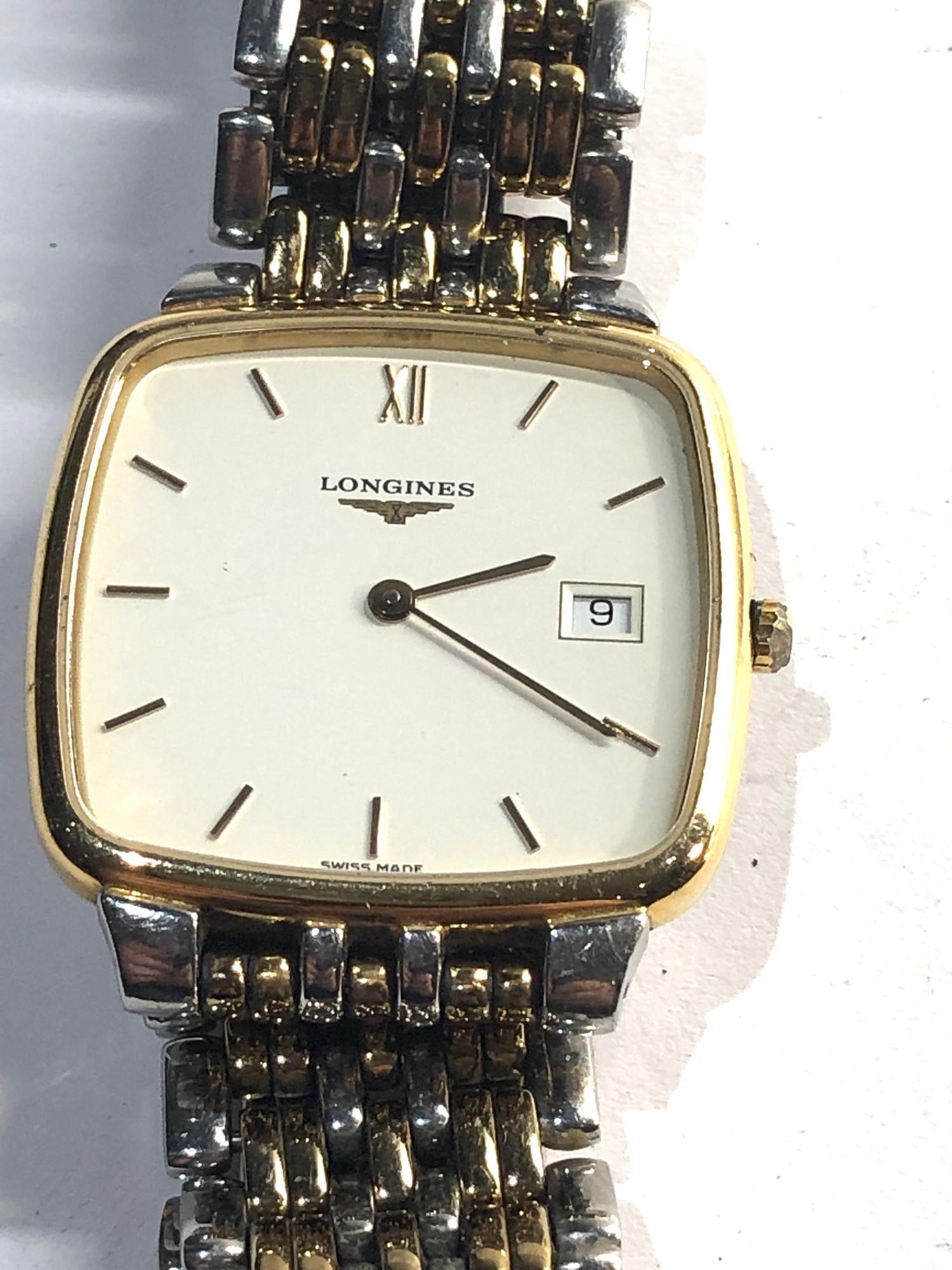 Gents quartz Longines wristwatch - Image 2 of 4