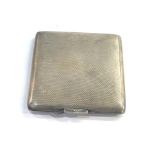 Antique engine turned cigarette case weight 90g