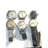 Selection of 6 vintage mechanical wristwatches