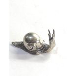 Vintage dutch silver miniature snail dutch silver sword hallmarks