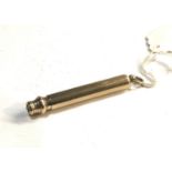 9ct gold extending sampson morden pencil measures approx 6.7cm and 15cm when extended hallmarks worn