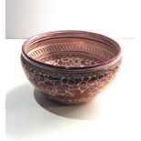 19th century Cantagalli bowl in the Hispano Moresque style