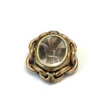 Victorian rotating mourning brooch